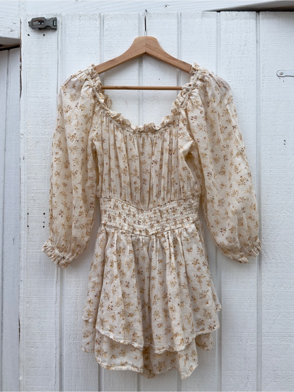 American Eagle Outfitters Long-Sleeve Romper
